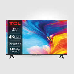 TCL 43" Television 4K HDMI Google TV Dolby Audio